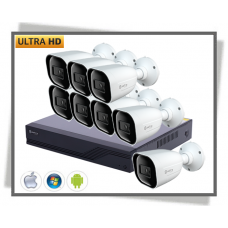 HDCVI Safire Smart Artificial Intelligence Full Hd 5 Mpx Videoovervågning Bullet Kamera Sæt 8
